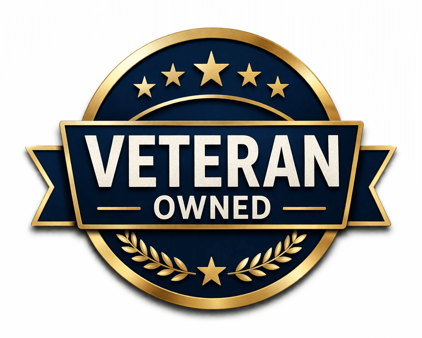 Veteran owned emblem seal
